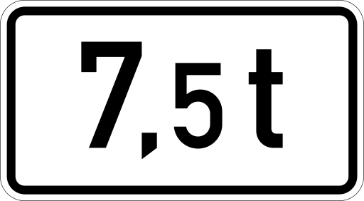 Zeichen 1053-33 sonstige Beschränkungen neue Varianten