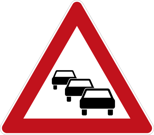 Zeichen 124 Stau