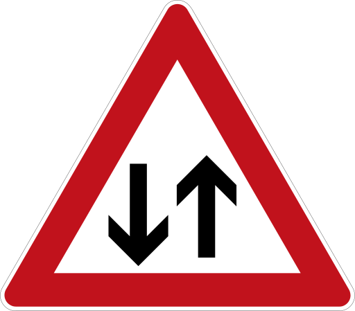 Zeichen 125 Gegenverkehr