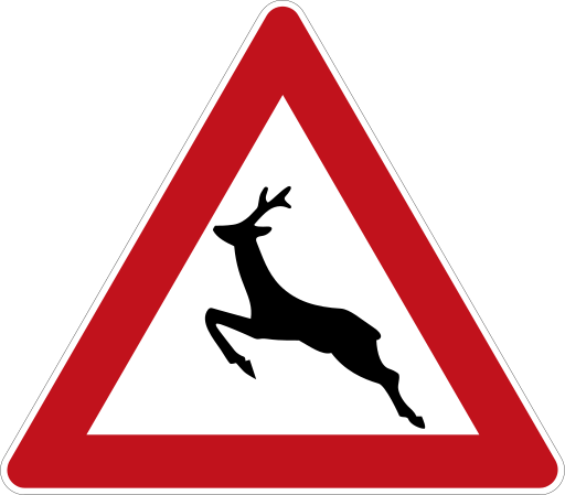 Zeichen 142 Wildwechsel