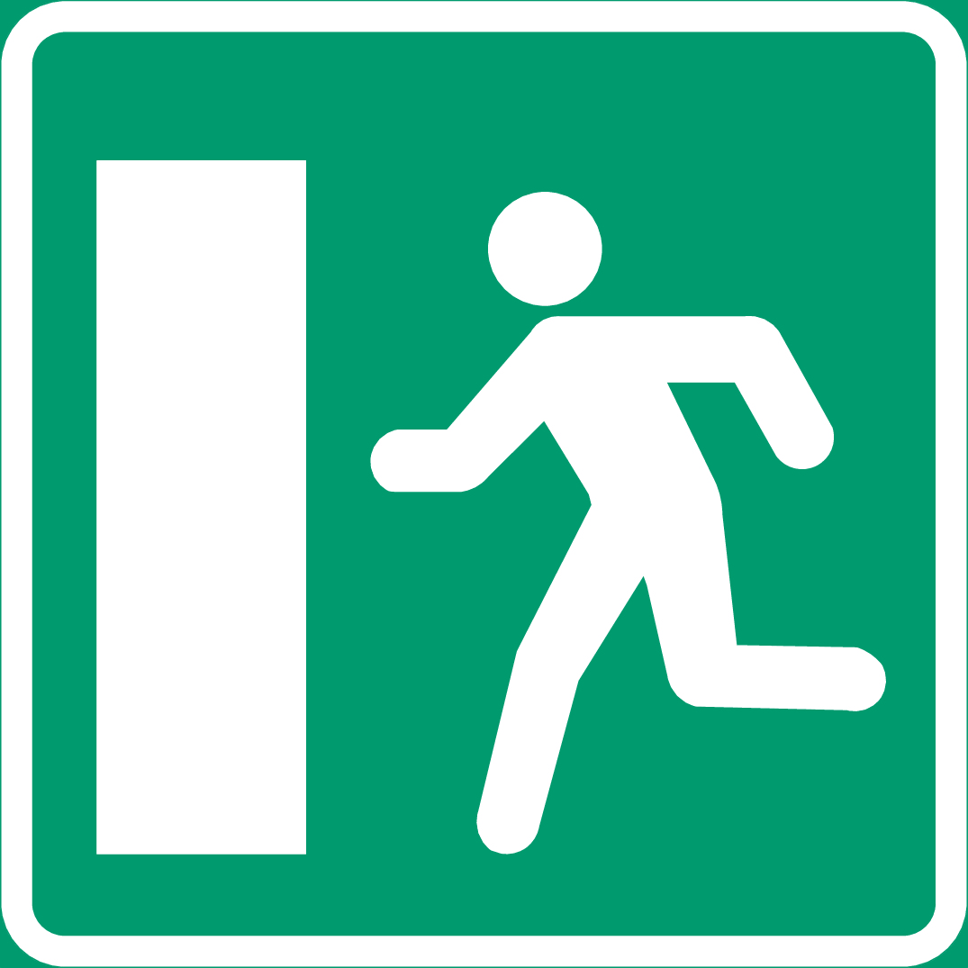Skilt 570.1V Nødutgangsskilt for tunnel