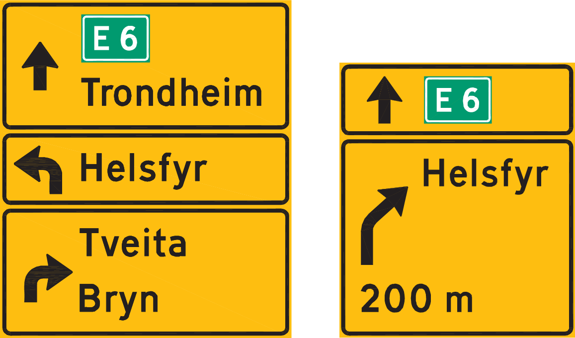 Skilt 701 Tabellorienteringstavle