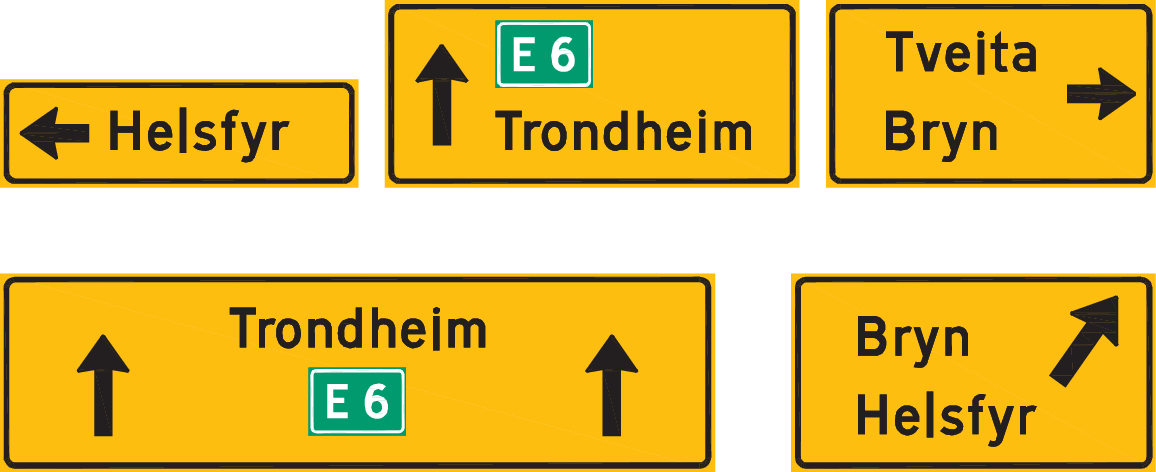 Skilt 719 Portalvegviser