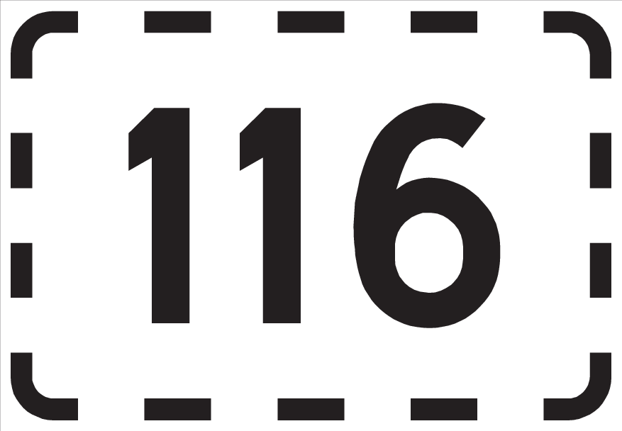 Skilt 723.16 Vegruteskilt