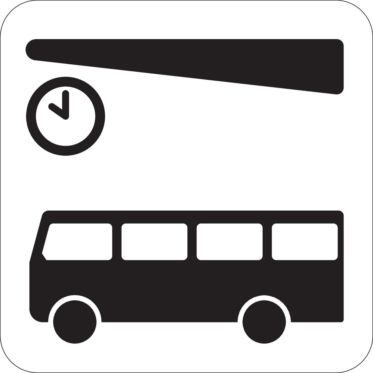 Skilt 773 Busstasjon/bussterminal
