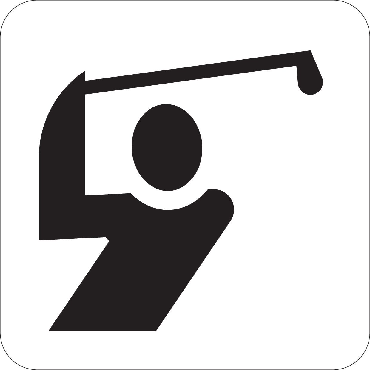 Skilt 790.40 Golfbane