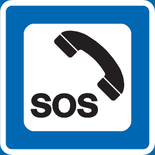 Skilt 605 Nødtelefon