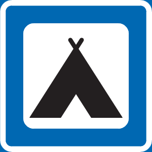 Skilt 618 Campingplass