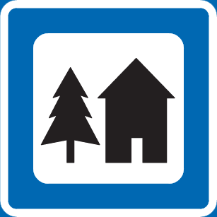 Skilt 624 Vandrerhjem
