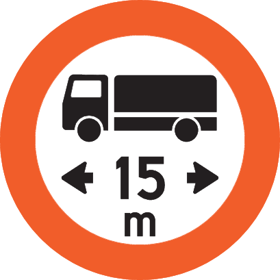 Skilt 316 Lengdegrense