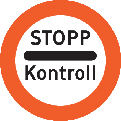 Skilt 324.1 Stopp for angitt formål