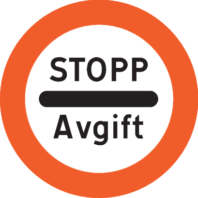 Skilt 324.2 Stopp for angitt formål