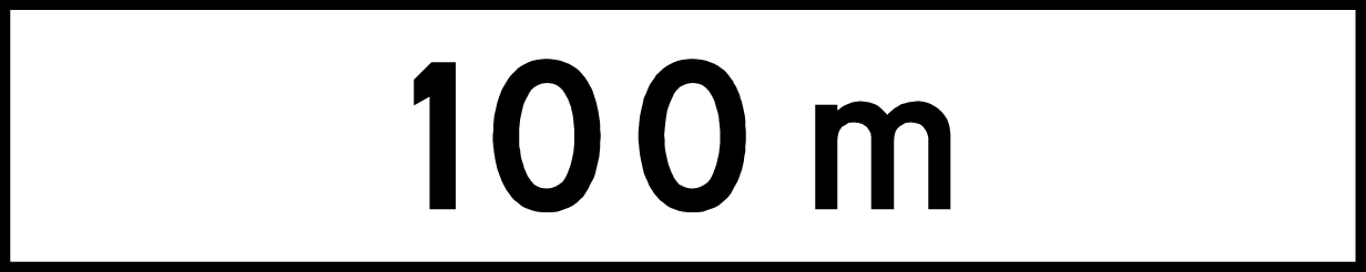 Skilt 802 Avstand