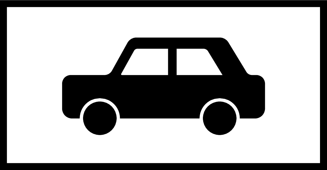 Skilt 807.1 Personbil