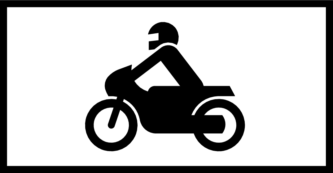 Skilt 807.7 Tohjuls motorsykkel med og uten sidevogn og tohjuls moped