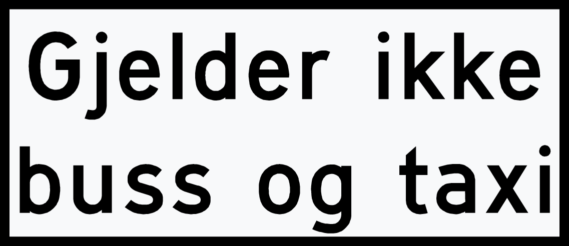 Skilt 808.42b Tekst