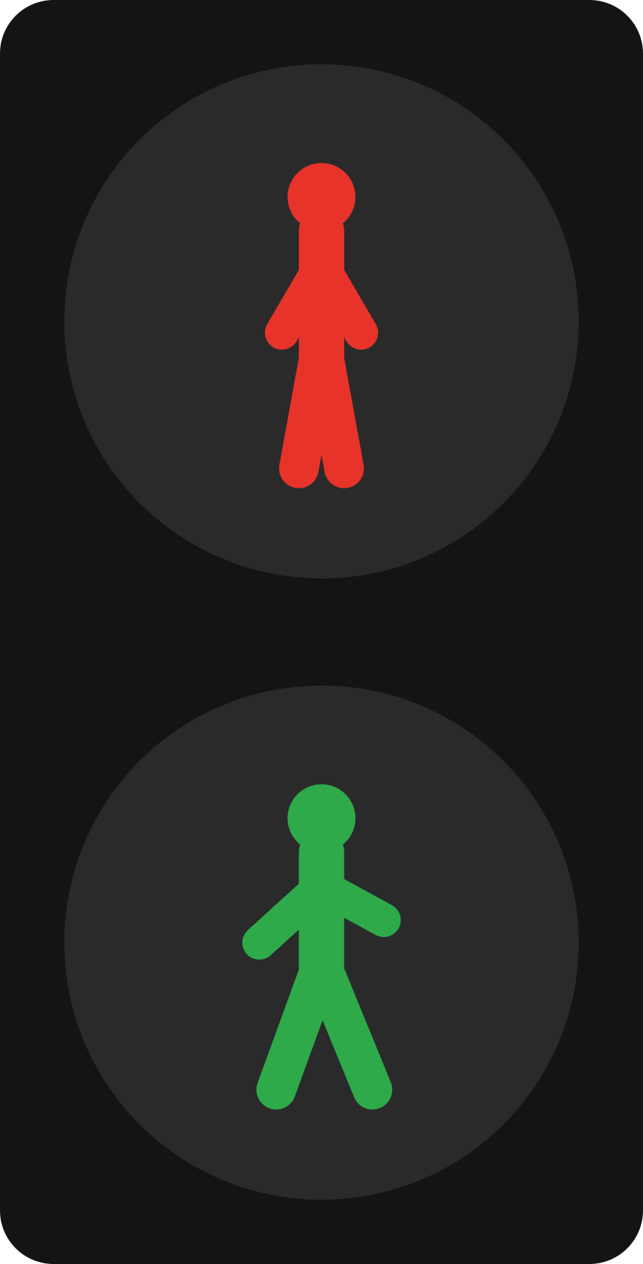 Skilt 1086 Fotgjengersignal