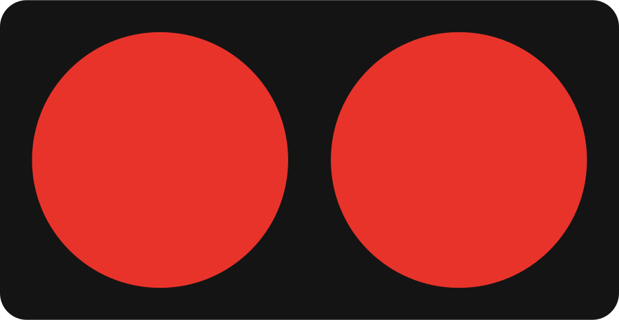 Skilt 1094 Rødt stoppblinksignal