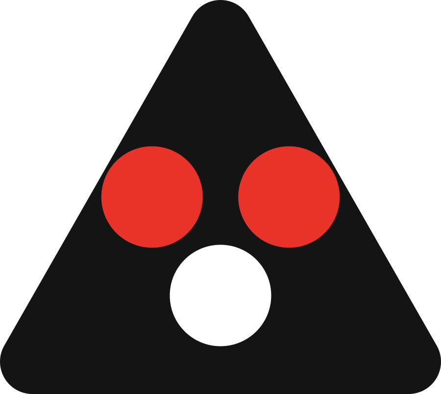 Skilt 1096 Blinkende signal foran jernbane