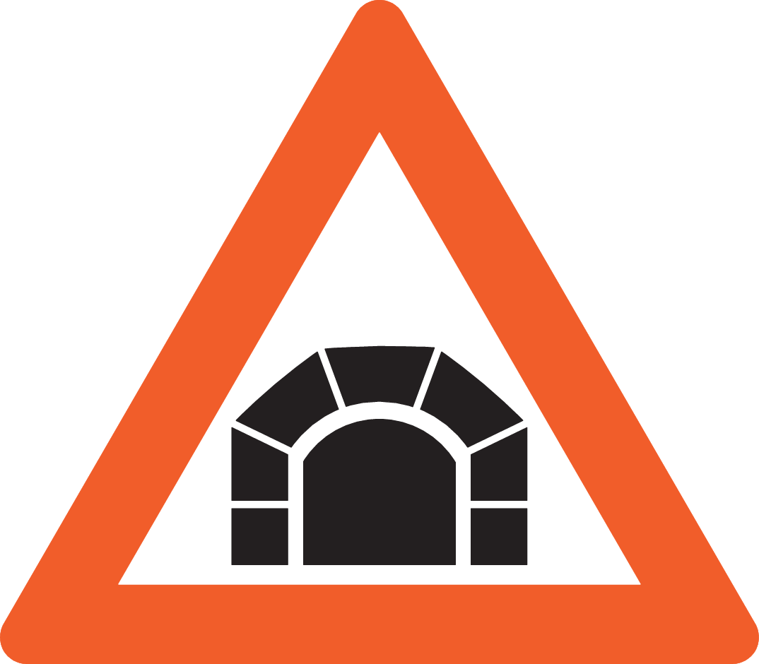 Skilt 122 Tunnel