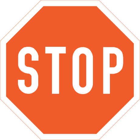 Skilt 204 Stopp