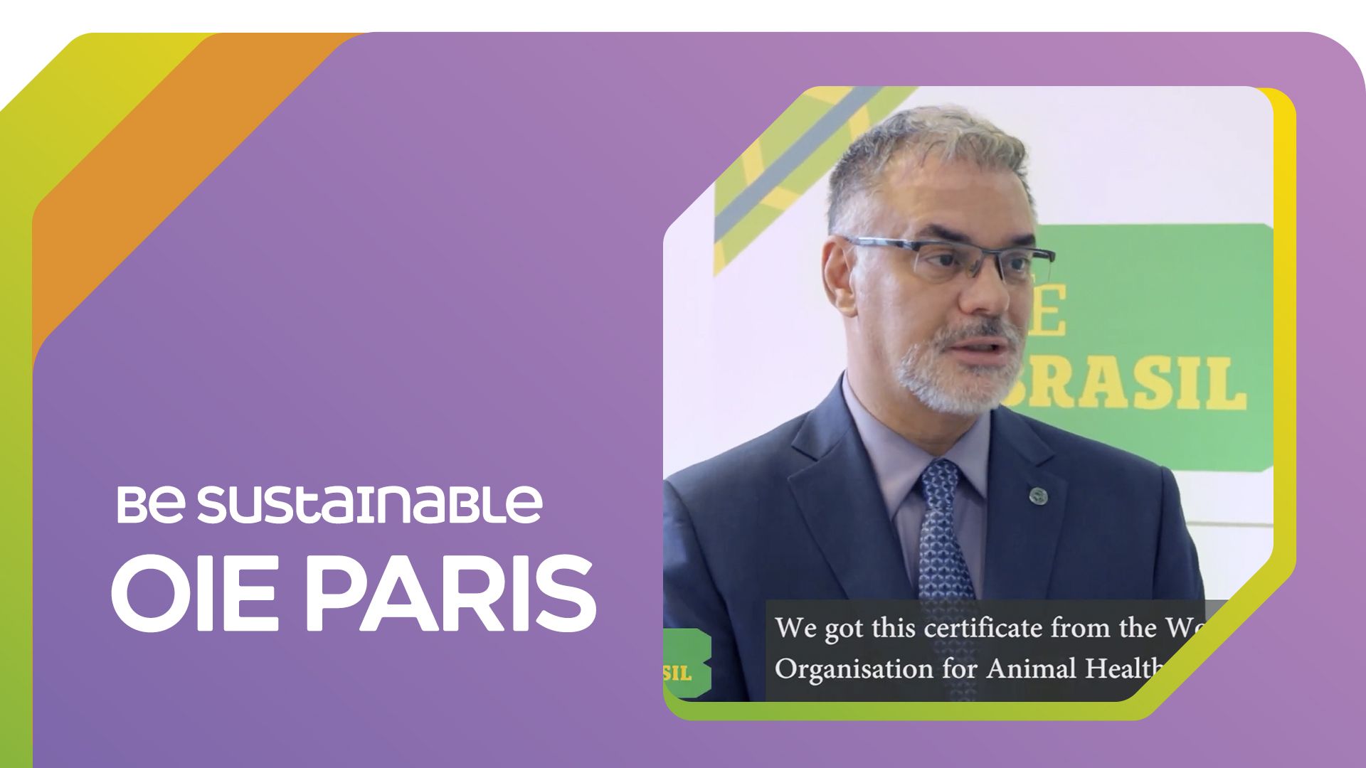Be Sustainable OIE Paris - Apex Brasil