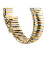 BVLGARI TUBOGAS 18K  GOLD AND STAINLESS STEEL BRACELET