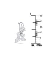 DE BEERS PLATINUM 5.0CT DIAMOND EARRINGS