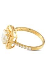 LB EXCLUSIVE 18K  GOLD 1.27CT DIAMOND RING