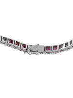 18K  GOLD 3.30CT DIAMOND AND RUBY BRACELET