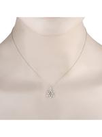14K  GOLD 0.50CT DIAMOND STAR OF DAVID PENDANT NECKLACE