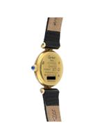 CARTIER MUST DE CARTIER COLISE BLACK DIAL VERMEIL WATCH