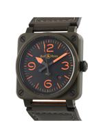 BELL & ROSS BR03-92 MA-1 GREEN CERAMIC WATCH