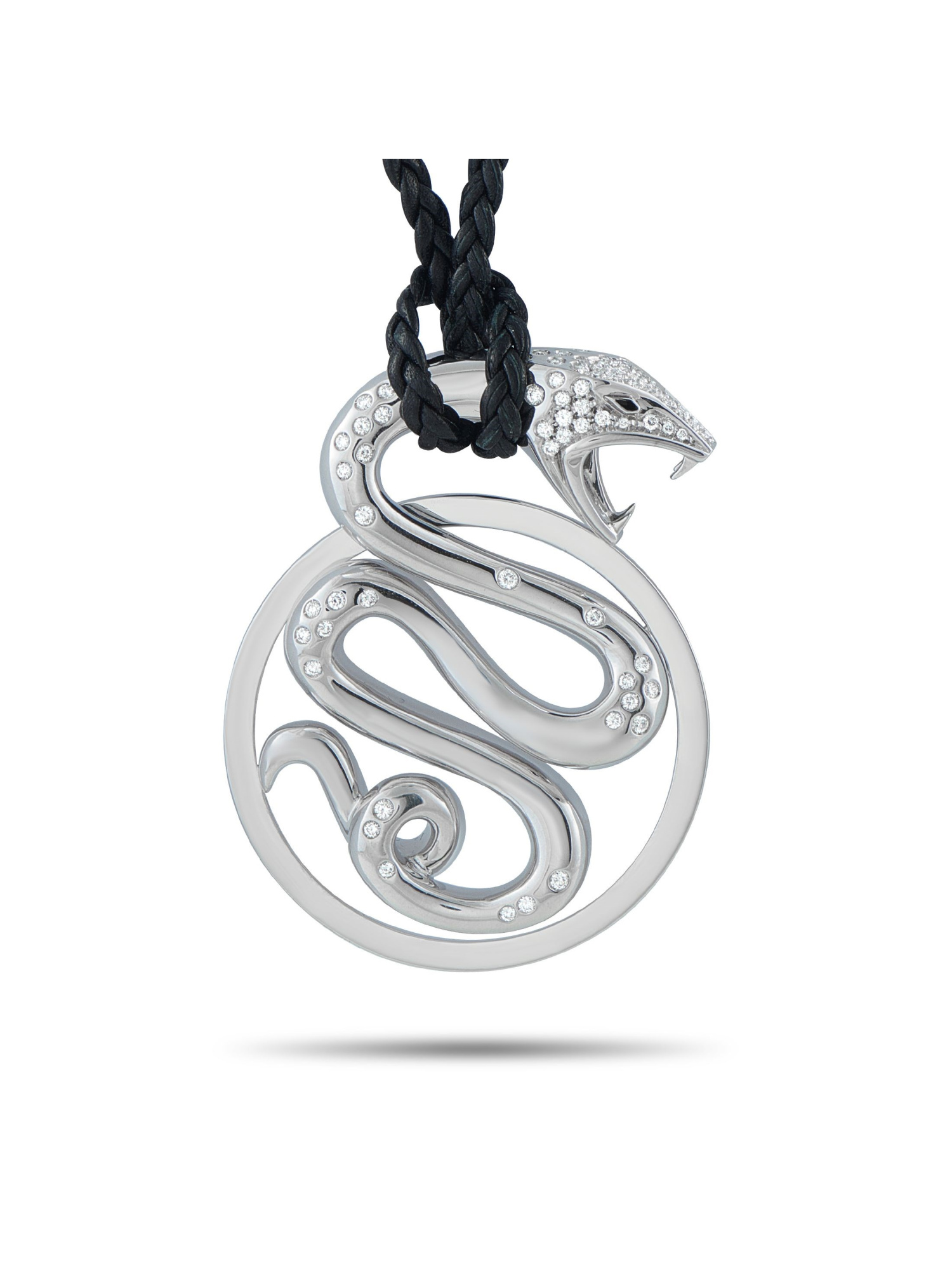 BOUCHERON TROUBLE SNAKE 18K GOLD DIAMOND NECKLACE PIC-