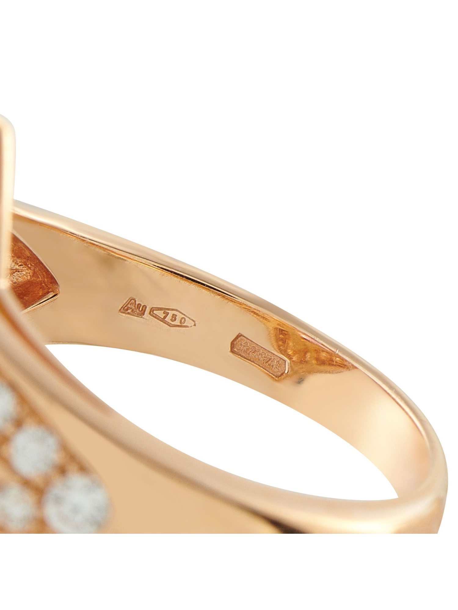 BVLGARI DIVA'S DREAM 18K GOLD DIAMOND PINK TOURMALINE RING PIC-3