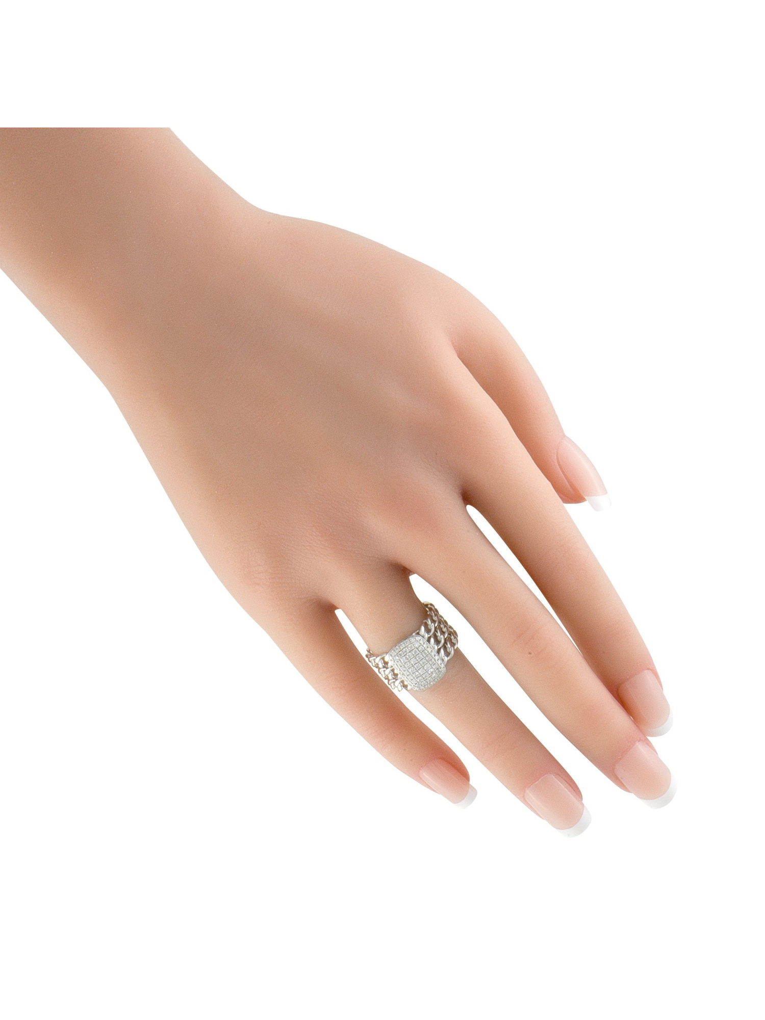 LB EXCLUSIVE 18K  GOLD 0.60CT DIAMOND RING PIC-2