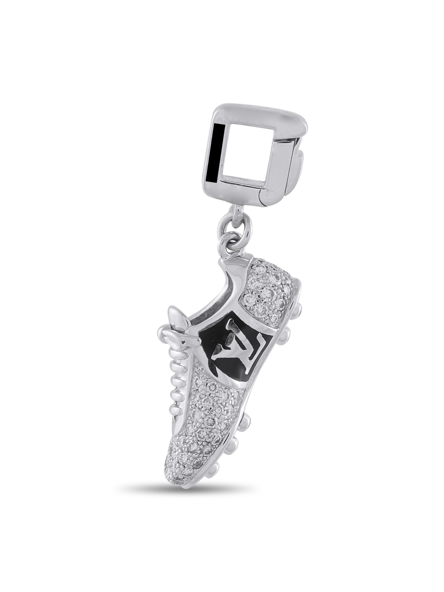 LOUIS VUITTON 18K  GOLD DIAMOND SOCCER CLEAT CHARM PIC-1