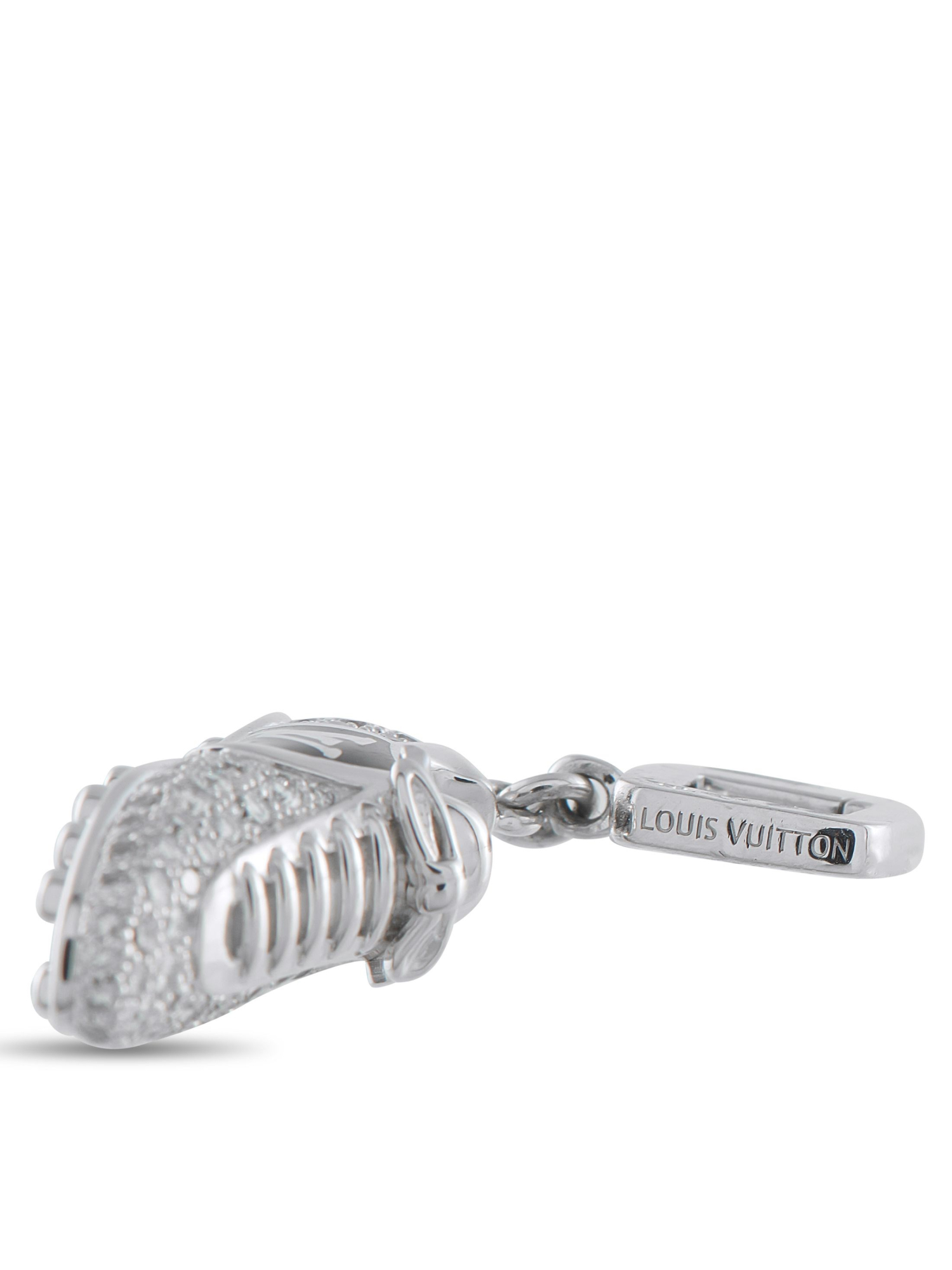 LOUIS VUITTON 18K  GOLD DIAMOND SOCCER CLEAT CHARM PIC-2