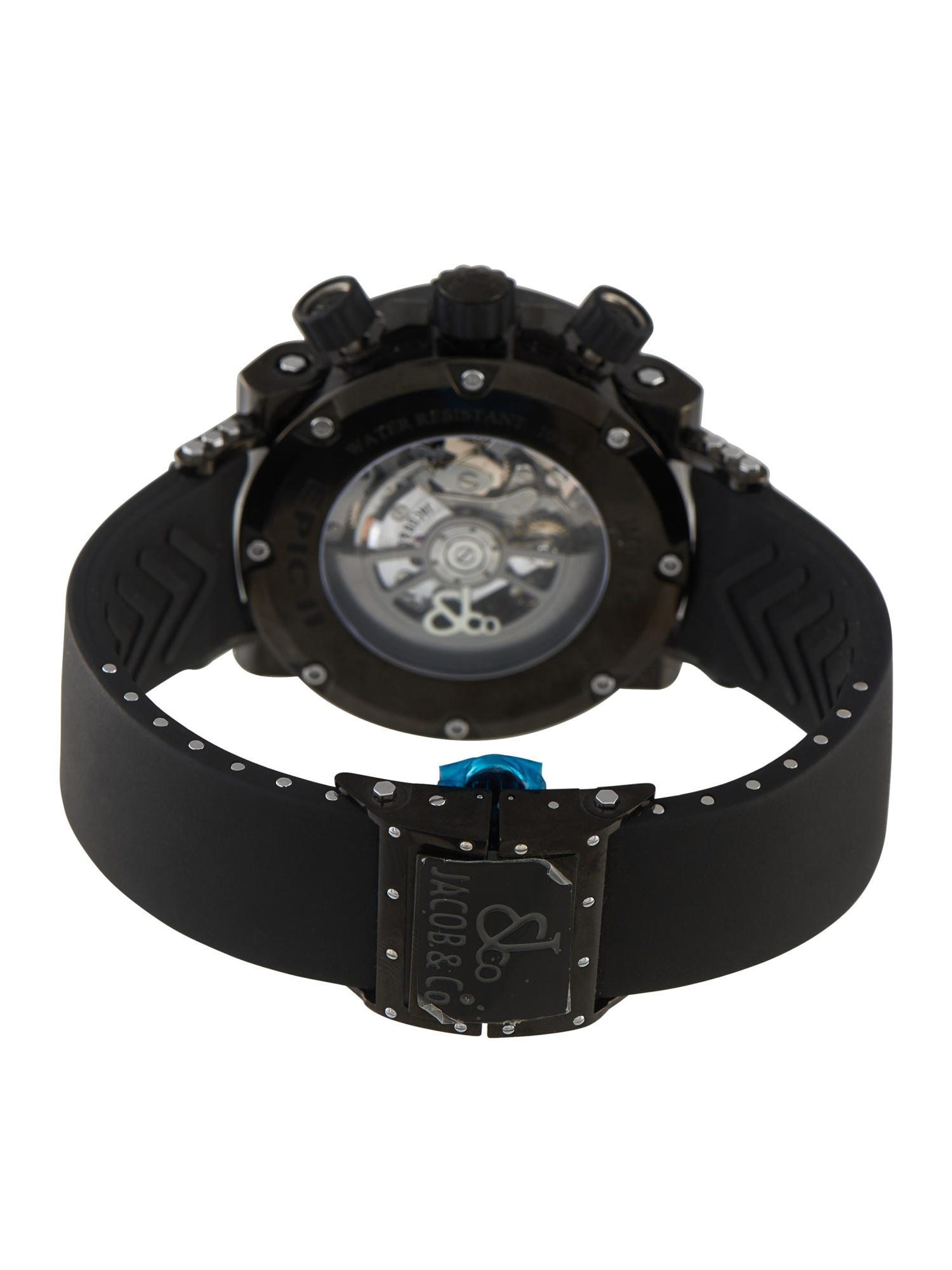 JACOB & CO. EPIC II BLACK PVD CHRONOGRAPH WATCH E2B PIC-3