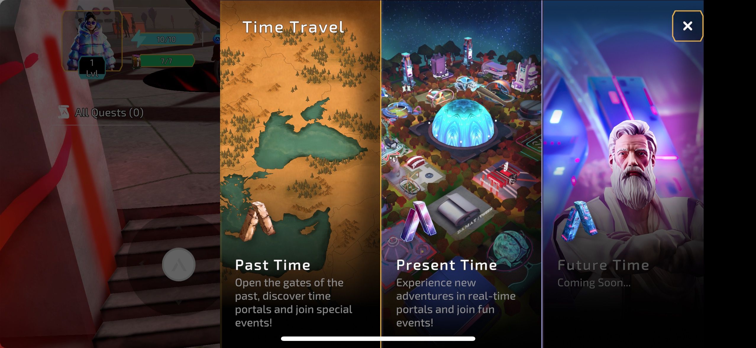 portal geçiş ekranı