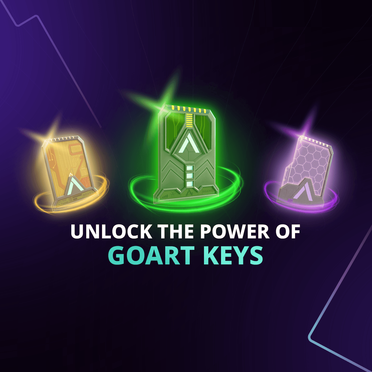 GoArt Key Multiplier boosting Treasure Hunt rewards in the metaverse.