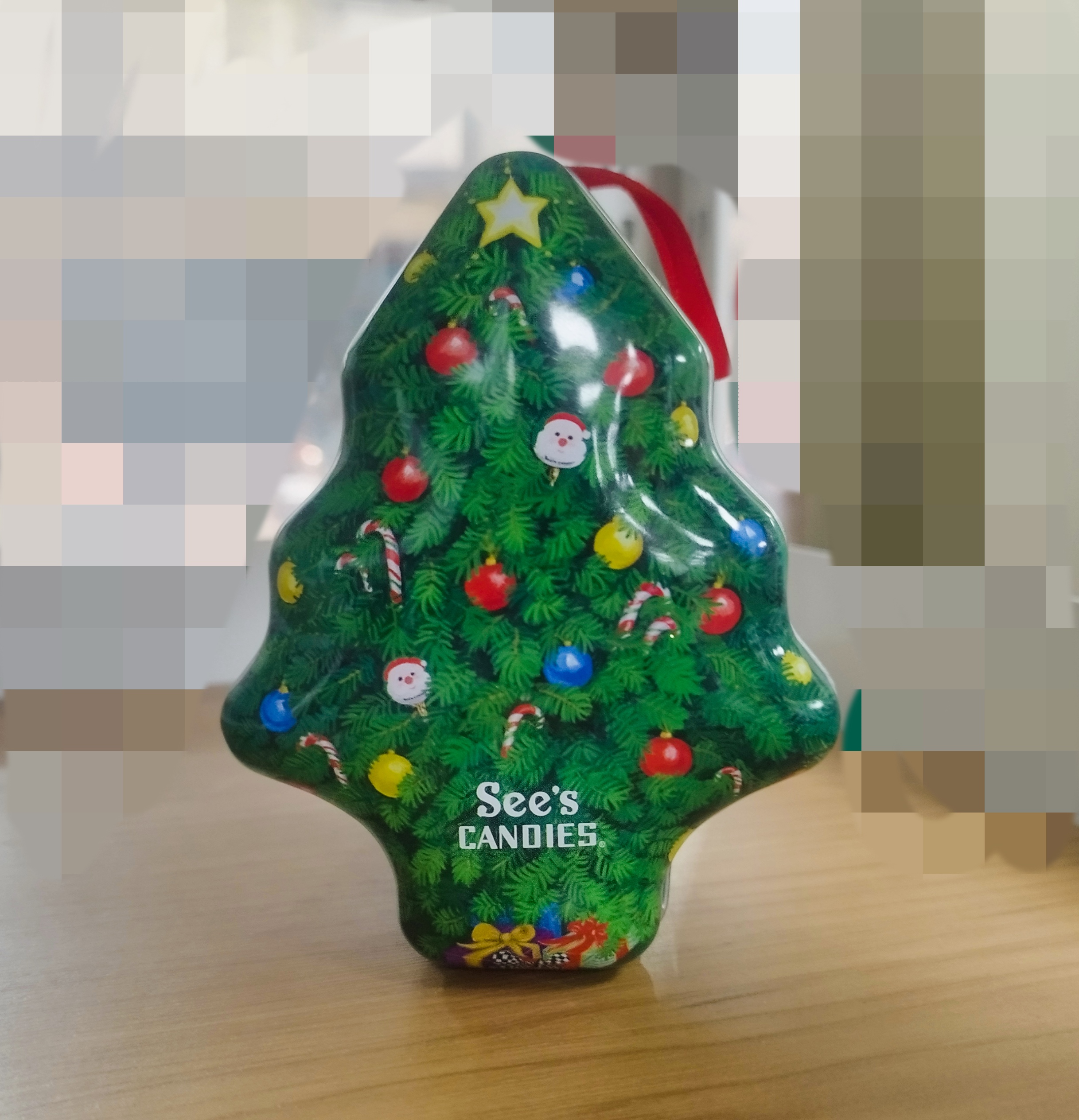 聖誕樹造型馬口鐵盒(佳節送禮包裝好物)