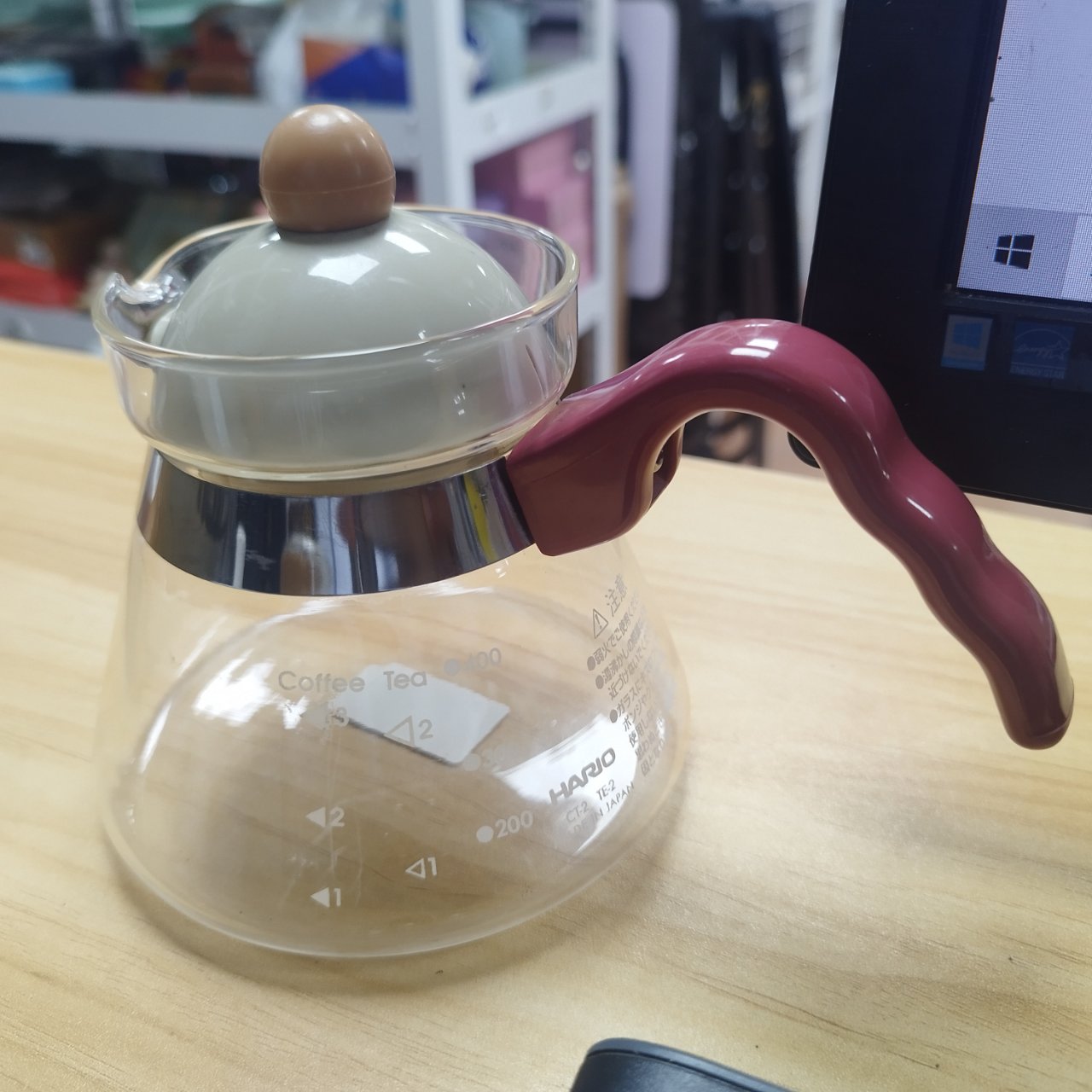 復古日製玻璃沖茶壺