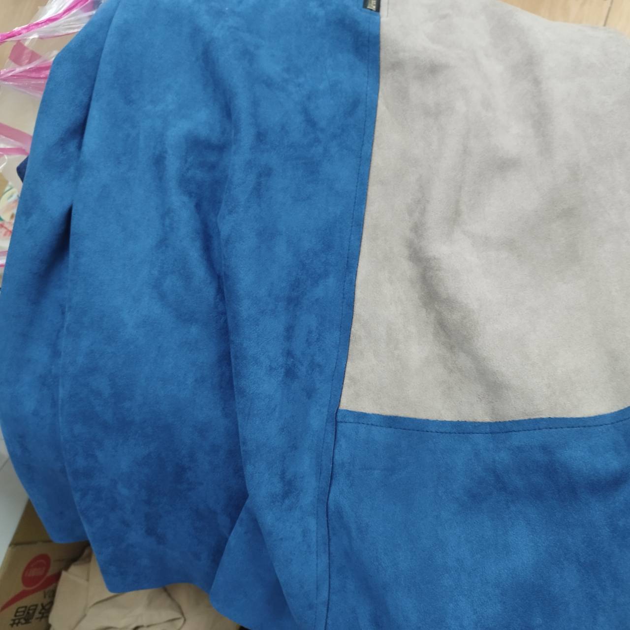 藍灰裙