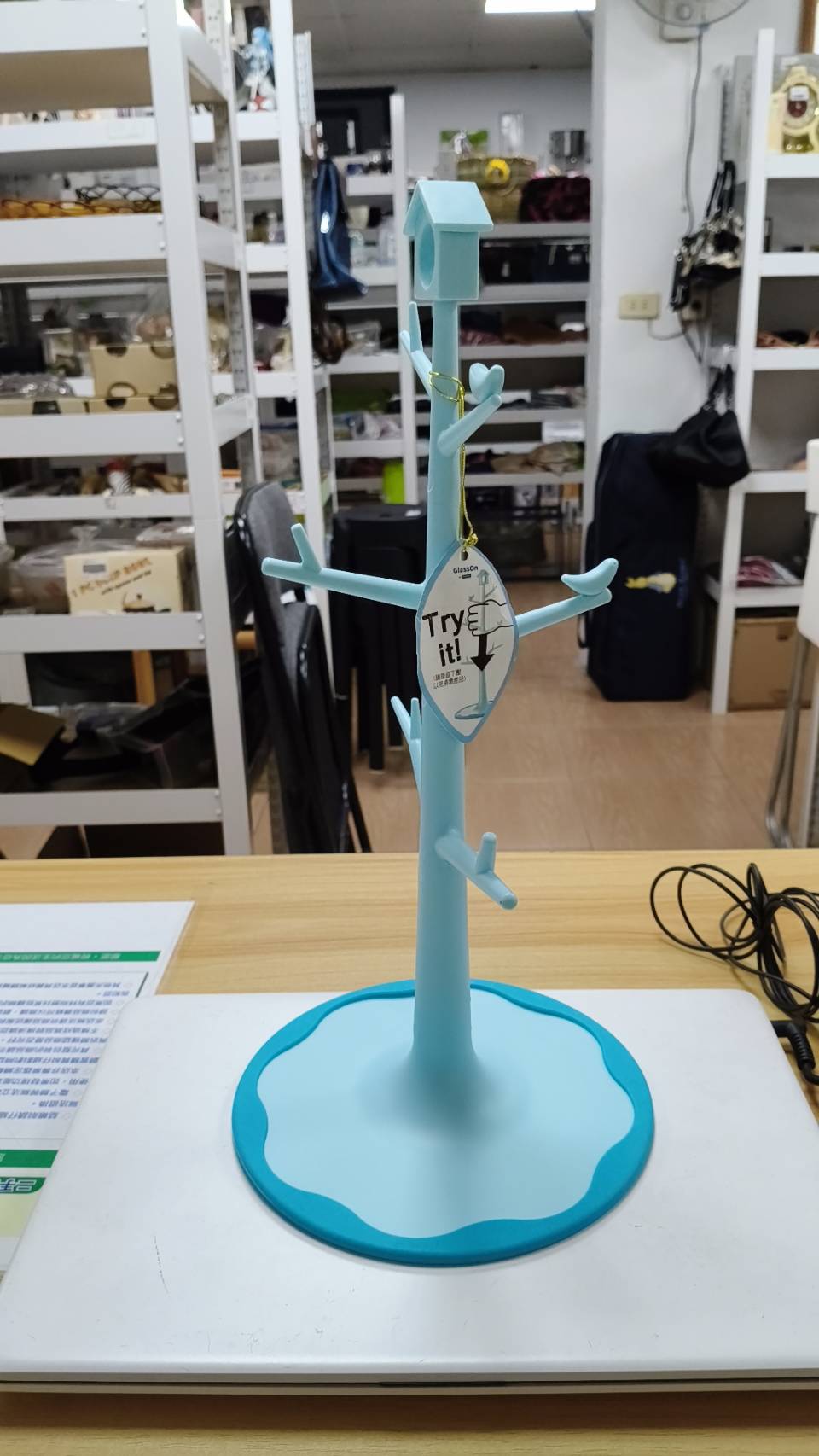 鳥巢杯架(全新)