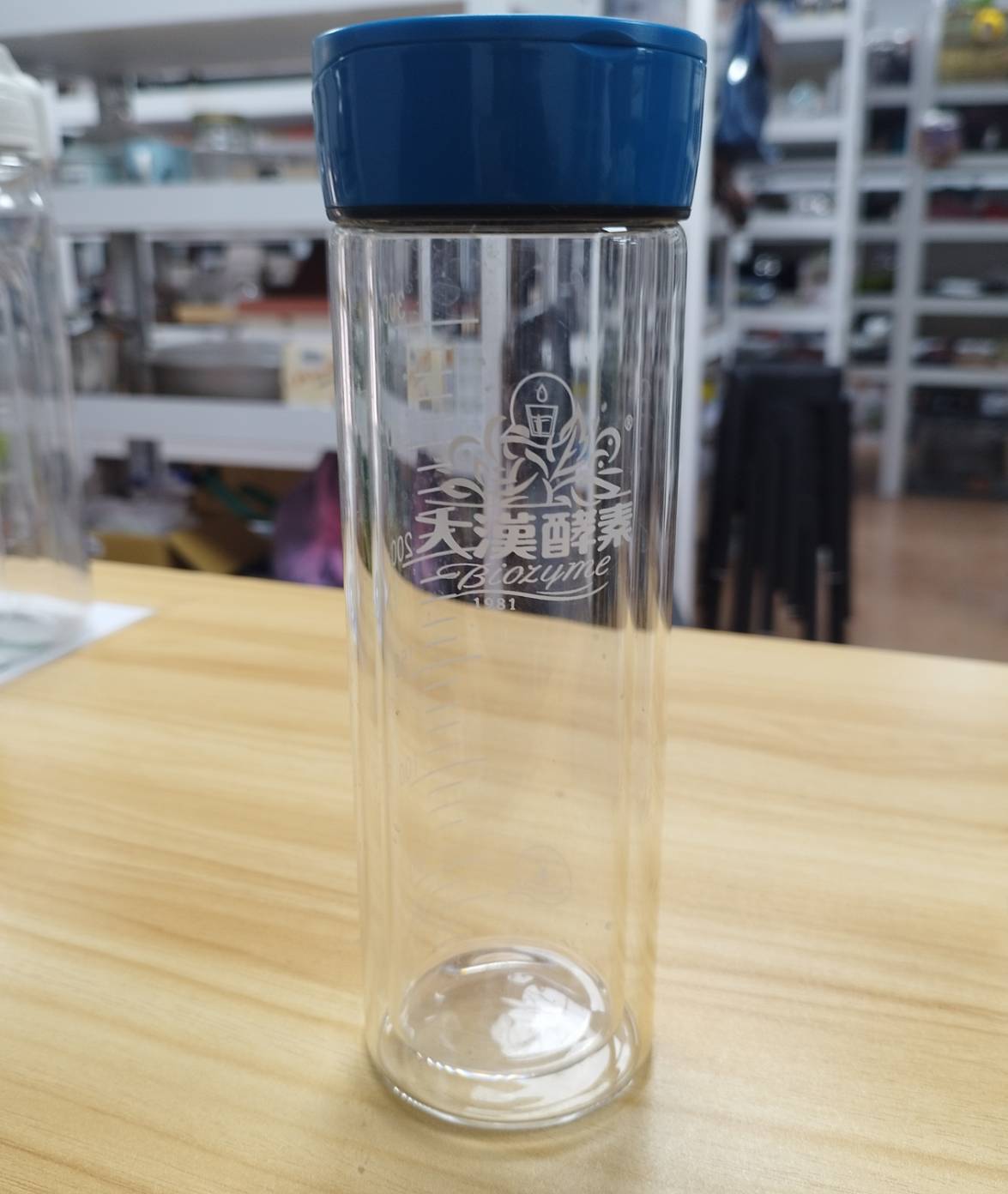 大漢酵素藍蓋玻璃杯