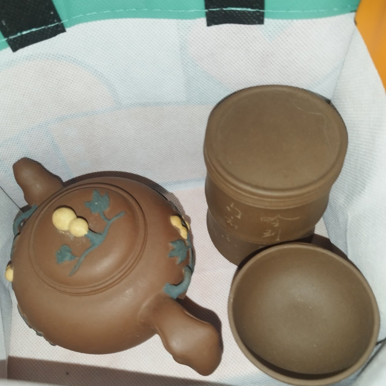 葫蘆茶具組[一壺一罐三杯