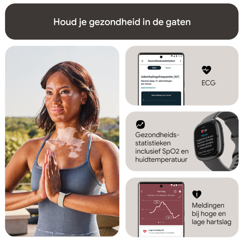 Fitbit Sense 2 zwart