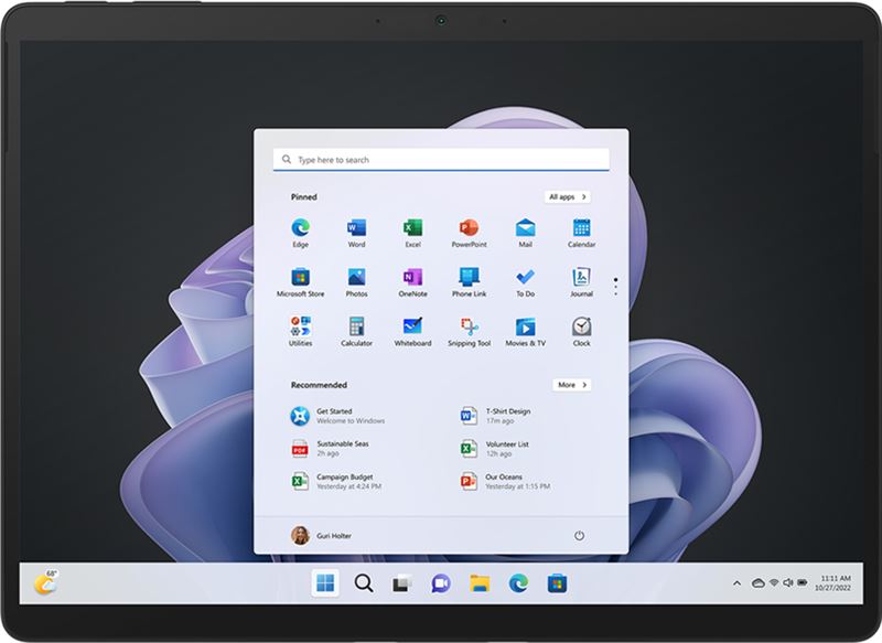Microsoft Surface Pro 9 - i5 8GB 256GB Zwart