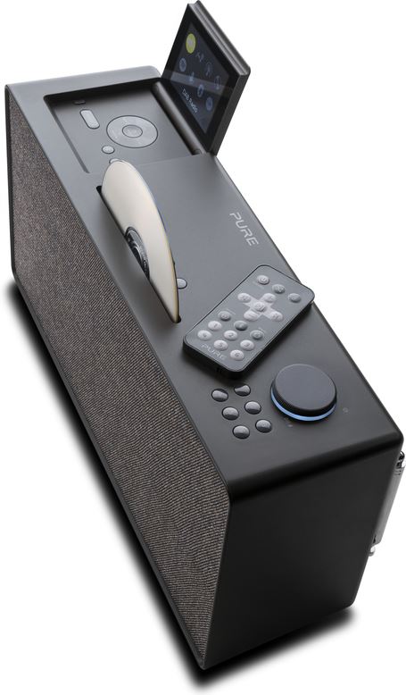 Pure Evoke Home alles-in-één muzieksysteem in Coffee Black